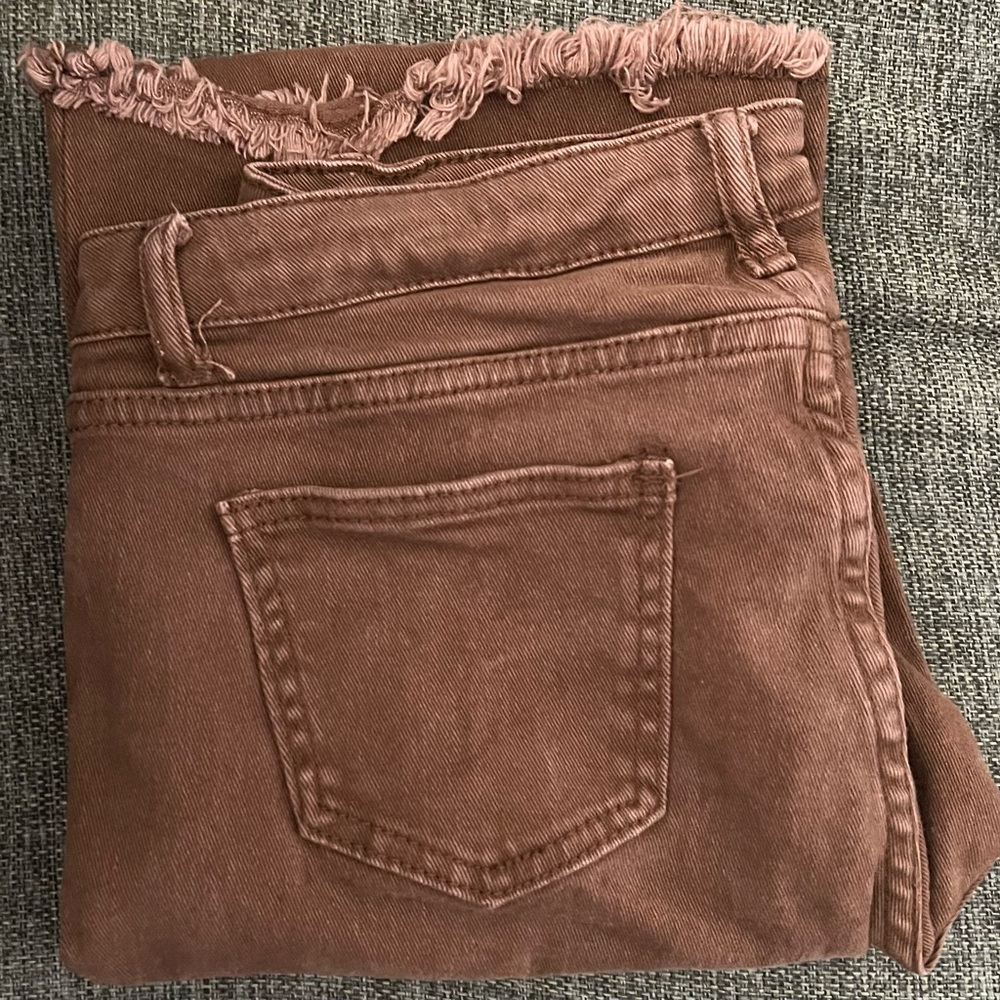 Raw Hem Flare Leg Skinny Jeans | SHEIN USA